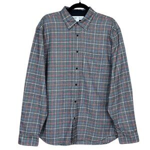 Old‎ Navy Flannel Button Front Shirt Plaid Mens Large